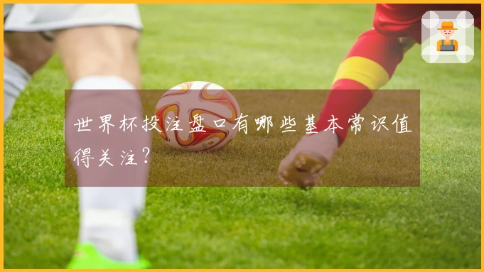 世界杯投注盘口有哪些基本常识值得关注？